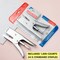 Heavy-Duty Full-Strip Metal Plier Stapler, Large Capacity Stapler with Standard 24/6 Metal Staples 1000 pcs for Desktop Work Office & School Supplies